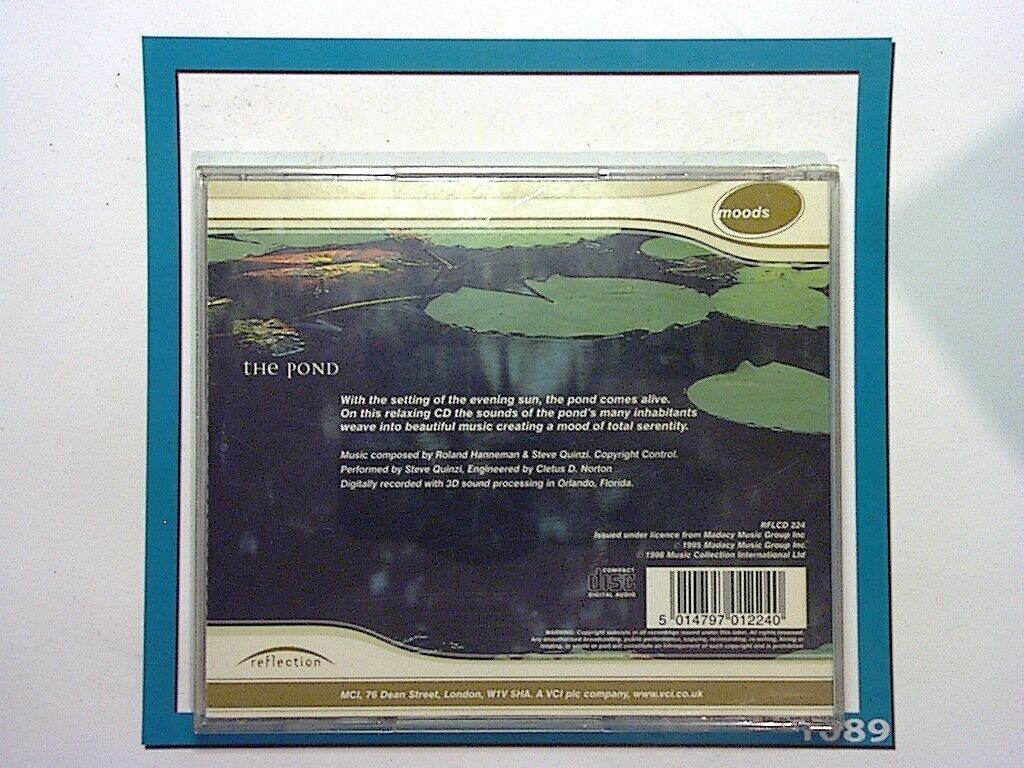 new CDs, used CDs, new books, used books, online music store, online bookstore, rare CDs, rare books, affordable books, affordable CDs, book lovers, music enthusiasts, collectible CDs, vintage books,Roland Hanneman, Steve Quinzi, The Pond, Instrumental Music, Relaxation Music, Nature-Inspired Music, Ambient Sounds, Contemporary Music, Acoustic Melodies, Soothing Tunes, Meditation Music, Calm and Tranquility, VGC CD, Collector's Item, Bookandbeat.com,