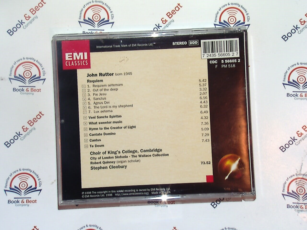 Stephen Cleobury

Sacred Music

Sacred Choral

Requiem

Religious Music

Peaceful Music

Orchestral Accompaniment

King's College Choir

John Rutter

Classical Requiem

Classical

Choral Works

Choral Music

Choral Masterpieces

Choir

Bookandbeat.com