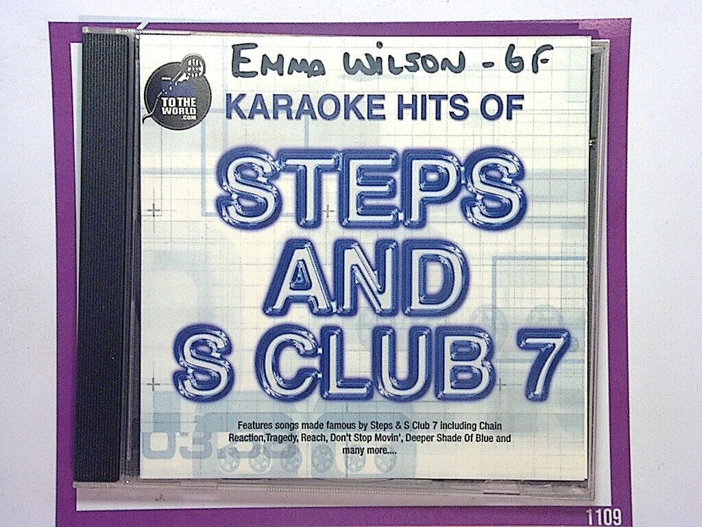 new CDs, used CDs, new books, used books, online music store, online bookstore, rare CDs, rare books, affordable books, affordable CDs, book lovers, music enthusiasts, collectible CDs, vintage books,Sing Karaoke, Hits Of Steps, Hits Of S Club 7, Karaoke Hits, Pop Karaoke, Party Music, 1990s Pop, Early 2000s Pop, Steps Songs, S Club 7 Songs, Sing-Along Favorites, Group Karaoke, Nostalgic Music, VGC CD, Bookandbeat.com,