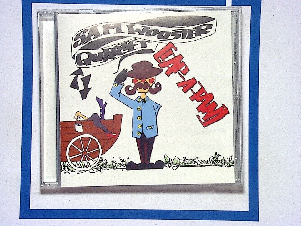 Sam Wooster, Cap-A-Tan, Jazz, Experimental, Trumpet, CD, Instrumental, Avant-garde, Contemporary jazz, Improvisation, Fusion, Jazz trumpet, Modern jazz, Innovative sound, Sam Wooster album, Music for jazz lovers, Bookandbeat.com, Brass music, Jazz fusion, Creative composition, Unique soundscapes,