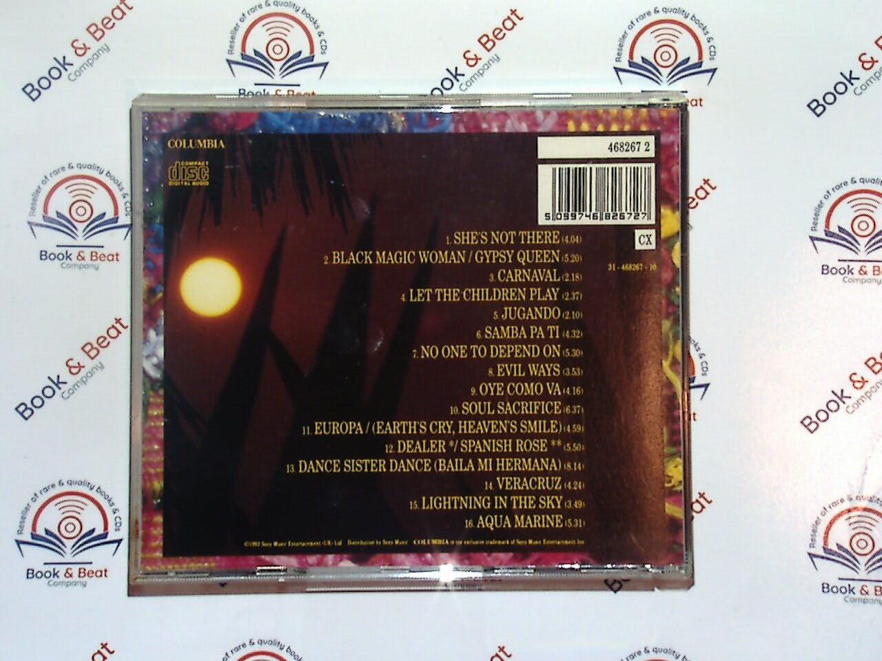 bookandbeat.com, CD, Santana, Ultimate Santana, classic rock, Latin rock, guitar legend, Carlos Santana, greatest hits, fusion music, iconic solos, rock and blues, timeless classics, world music, 70s rock, legendary artist, bookandbeat.com,new CDs, used CDs, new books, used books, online music store, online bookstore, rare CDs, rare books, affordable books, affordable CDs, book lovers, music enthusiasts, collectible CDs, vintage books,DVD,