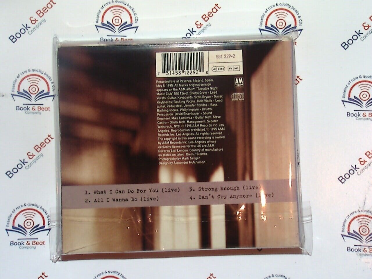 bookandbeat.com, Sheryl Crow, What I Can Do For You, limited edition, rare CD, 1990s music, pop rock, female vocalist, collectible CD, Grammy-winning artist, singer-songwriter, acoustic rock, limited release, alternative rock, exclusive edition, Sheryl Crow fans, rare finds, music memorabilia, iconic artist, 1993 release, debut album tracks.