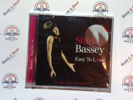 bookandbeat.com, Shirley Bassey, Easy to Love, Twenty Original Classics, classic hits, timeless music, iconic singer, jazz, pop standards, love songs, vintage collection, powerful vocals, legendary performer, British music, entertainment, classic ballads, nostalgic tunes, vocal masterpiece.