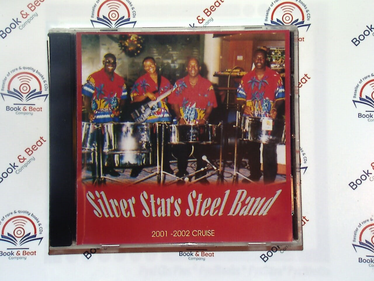 tropical getaway

steel drum music

steel band

soca

Silver Stars Steel Band

rhythmic beats

live music event

island vibes

island music

festive atmosphere

CD

Caribbean rhythms

Caribbean culture

Caribbean Cruise

beach music

2001 Live