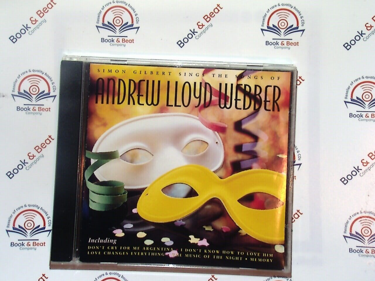 bookandbeat.com, CD, musical theatre, Andrew Lloyd Webber, vocal performance, show tunes, classic hits, theatrical music, song interpretation, Broadway, talent showcase