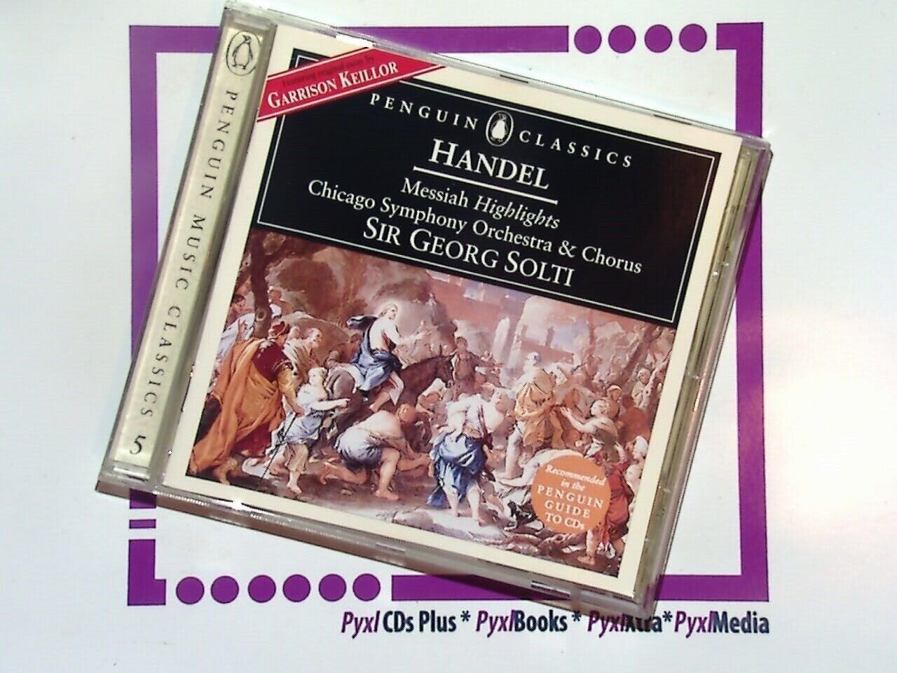 Sir George Scott, Penguin Classics, Handel's Messiah, Classical, Sacred music, CD, Baroque, Oratorio, Religious music, Handel, Messiah, Famous works, Choir, Church music, Classical masterpiece, Bookandbeat.com, Christmas music, Biblical themes, Orchestra, Classical opera, Sacred vocals,