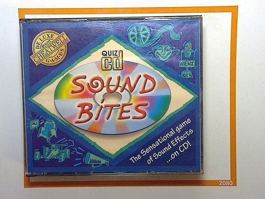 bookandbeat.com, CD, Sound Bites, Sound Effect CD, Cheatwell Games, sound effects, party game, interactive audio, fun sounds, family entertainment, novelty CD, audio clips, trivia game, game night, unique sounds, special effects, bookandbeat.com,new CDs, used CDs, new books, used books, online music store, online bookstore, rare CDs, rare books, affordable books, affordable CDs, book lovers, music enthusiasts, collectible CDs, vintage books,DVD,