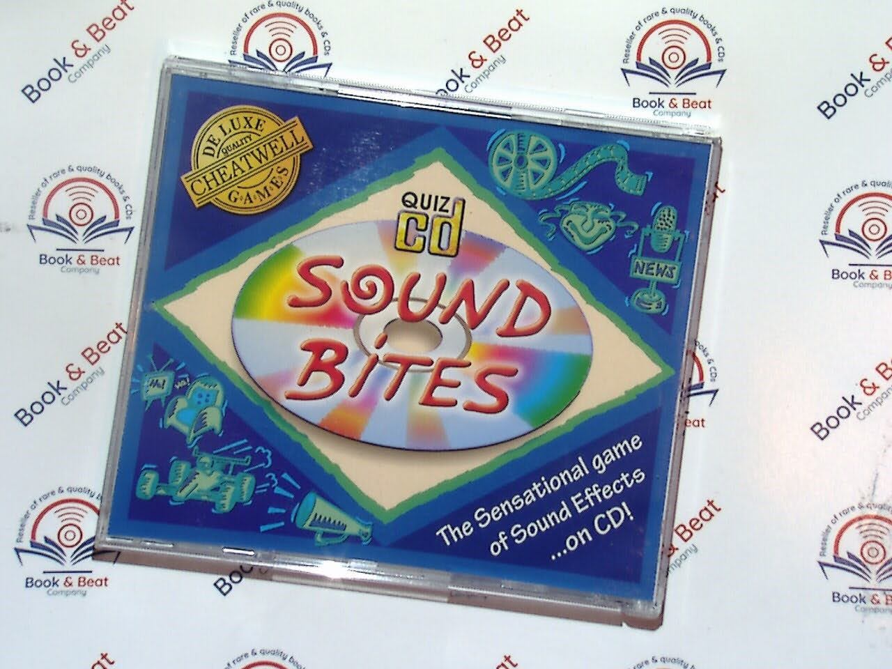 bookandbeat.com, CD, Sound Bites, Sound Effect CD, Cheatwell Games, sound effects, party game, interactive audio, fun sounds, family entertainment, novelty CD, audio clips, trivia game, game night, unique sounds, special effects, bookandbeat.com,new CDs, used CDs, new books, used books, online music store, online bookstore, rare CDs, rare books, affordable books, affordable CDs, book lovers, music enthusiasts, collectible CDs, vintage books,DVD,