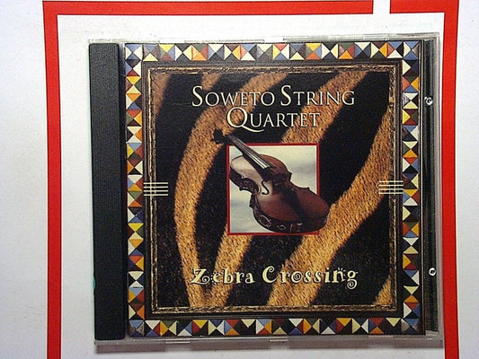 Soweto String Quartet, Zebra Crossing, African classical fusion, South African music, string quartet, world music, instrumental, cultural fusion, jazz influences, traditional meets modern, uplifting melodies, rich harmonies, classical crossover, iconic album, bookandbeat.com,