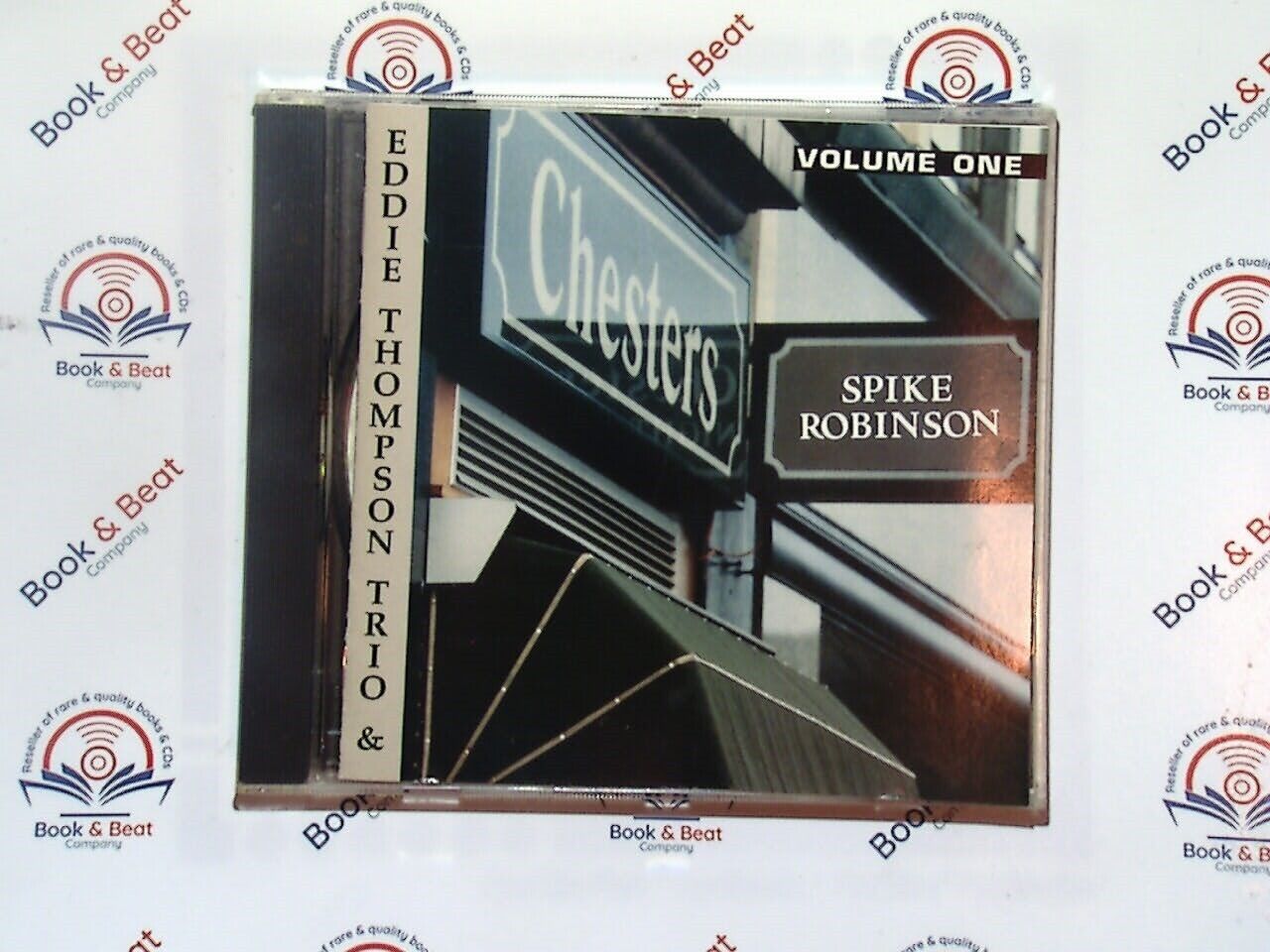 bookandbeat.com, CD, jazz, Spike Robinson, Eddie Thompson Trio, At Chesters, live performance, saxophone, piano trio, classic jazz, bebop influence, smooth jazz, jazz standards, intimate venue, improvisation