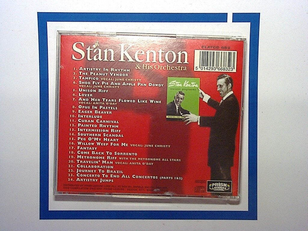 Stan Kenton, Artistry In Rhythm, His Orchestra, Big Band, Jazz, Swing, Instrumental, Classic jazz, 1940s jazz, CD, Band leader, American jazz, Vintage music, Brass section, Kenton orchestra, Jazz enthusiasts, Orchestral jazz, bookandbeat.com, Jazz collection, Smooth jazz,