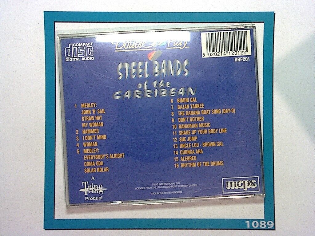 Steel Bands of The Caribbean, Caribbean music, Steel drums, CD, Tropical sounds, Island music, Calypso, World music, Instrumental, Traditional music, Caribbean culture, Bookandbeat.com, Exotic rhythms, Festive, Carnival music, Steel pan, Feel-good, Cultural heritage, Music for summer, Caribbean vibes,
