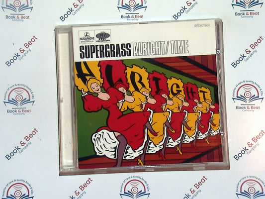Supergrass, Time, Alright, Britpop, 90s rock, alternative rock, UK band, indie rock, classic hits, upbeat songs, guitar-driven, Supergrass single, rock anthems, nostalgic music, British music, bookandbeat.com,new CDs, used CDs, new books, used books, online music store, online bookstore, rare CDs, rare books, affordable books, affordable CDs, book lovers, music enthusiasts, collectible CDs, vintage books,DVD,