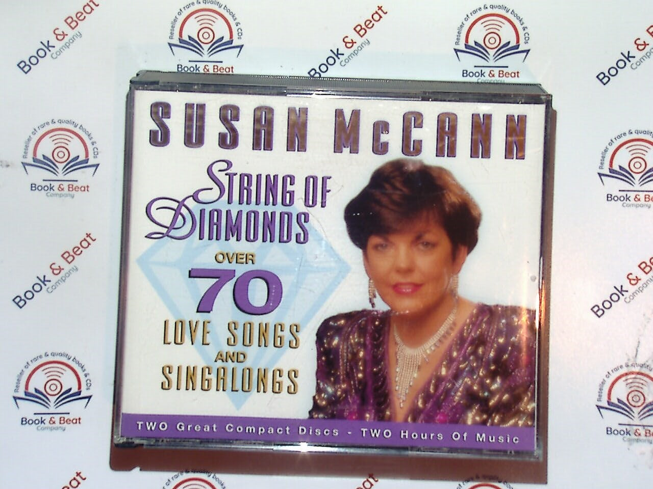 Susan McCann, String of Diamonds, Love Songs, Singalongs, Easy Listening, Timeless Classics, Romantic Music, Iconic Ballads, Folk Favorites, 70 Songs Collection, VGC CD, Nostalgic Hits, Legendary Artist, Collector's Item, Bookandbeat.com, new CDs, used CDs, new books, used books, online music store, online bookstore, rare CDs, rare books, affordable books, affordable CDs, book lovers, music enthusiasts, collectible CDs, vintage books,DVD,