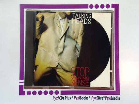 Talking Heads, Stop Making Sense, CD, Bookandbeat.com, Live album, VGC, New Wave, Art rock, Alternative music, Iconic performances, 1980s music, Cultural phenomenon, Danceable tracks, Innovative sound, Rock classics, Compilation of hits, Music documentary, Jerry Harrison, David Byrne, Funk influences, Legendary concerts,