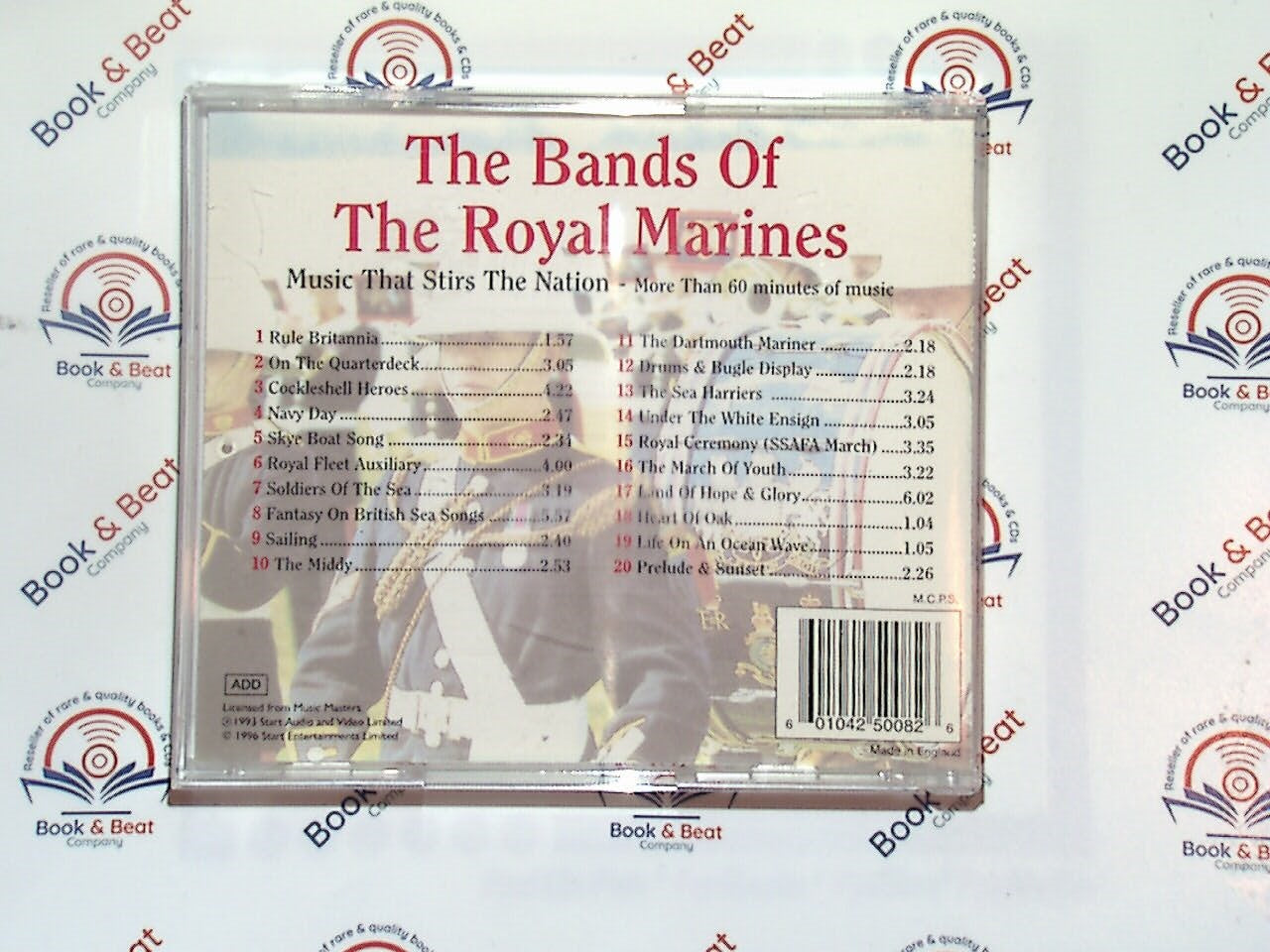 The Bands Of The Royal Marines, Music That Stirs the Nation, Military music, CD, Marching band, Patriotic songs, Brass band, Ceremonial music, Traditional, National pride, Bookandbeat.com, Instrumental, History, Military heritage, Emotional music, Anthemic tracks,