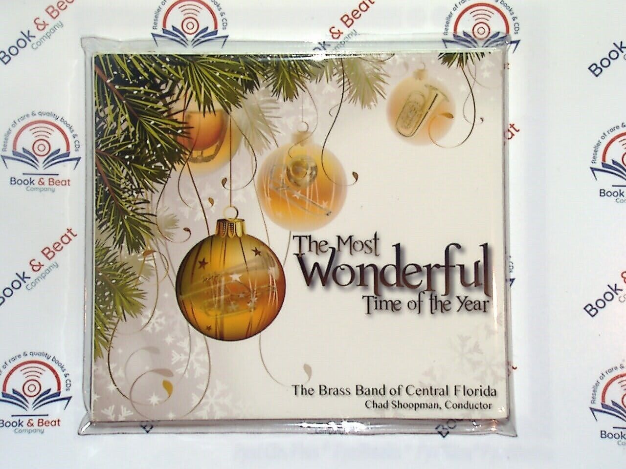 bookandbeat.com, CD, Brass Band of Central Florida, The Most Wonderful Time of the Year, holiday music, brass band, Christmas classics, festive season, instrumental, holiday spirit, traditional carols, orchestral, seasonal favorites, family-friendly, joyful tunes, winter music, holiday cheer, Christmas celebration, brass arrangements, timeless holiday songs,