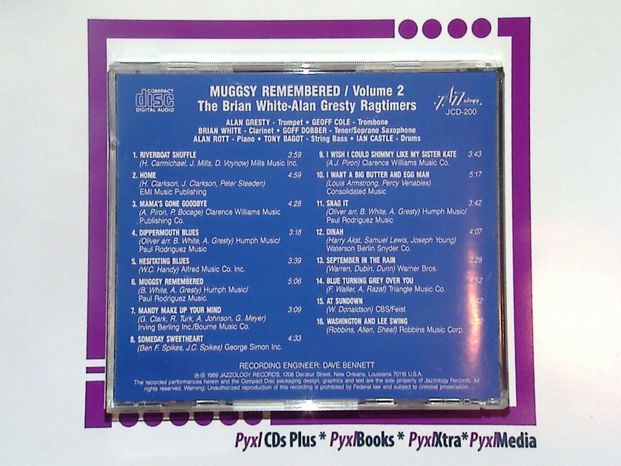 Alan Gresty, Brian White Ragtimers, Mugsy Remembered, Ragtimers, Live Concert, Jazz, Traditional Jazz, Classic Jazz, Ragtime Music, Concert Recording, Instrumental, Jazz Ensemble, American Roots, Vintage Music, Nostalgic Jazz, Swing Era, Dixieland, Piano Music, Improvisation, Bookandbeat.com,