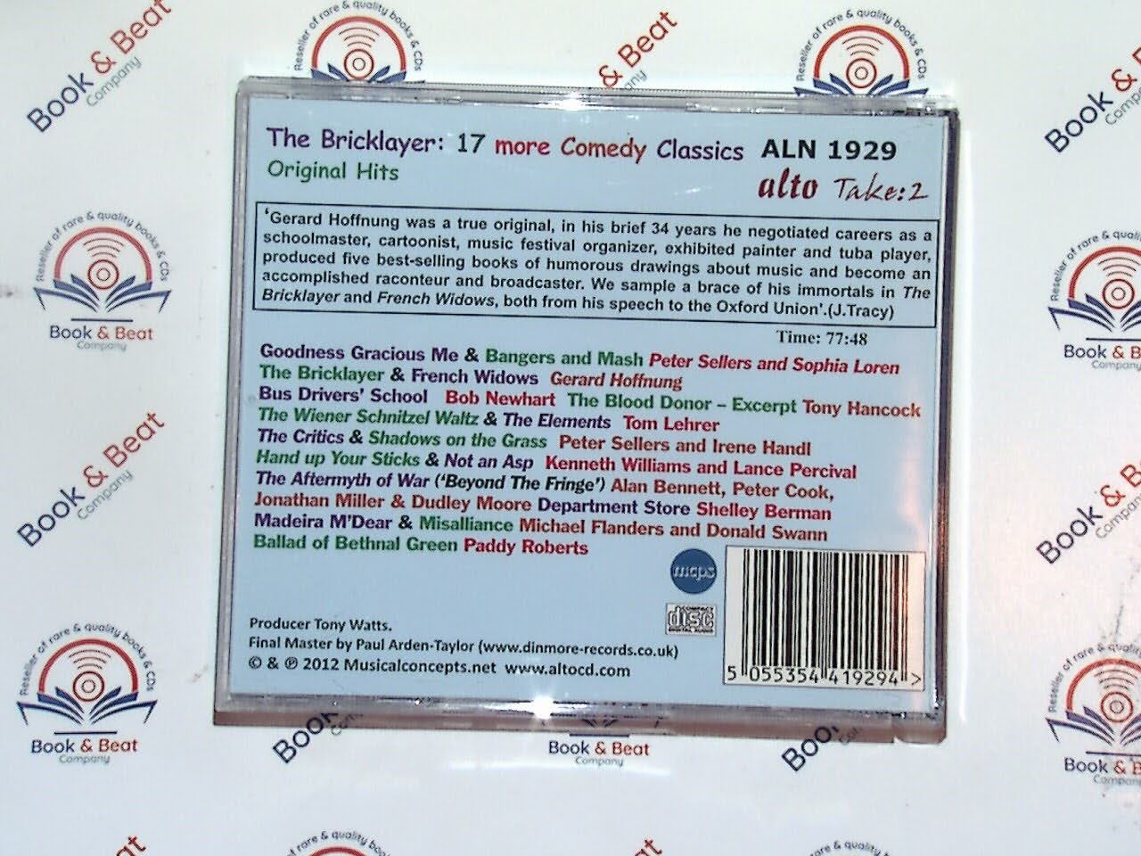 bookandbeat.com, The Bricklayer, comedy classics, humor, stand-up comedy, 17 tracks, classic comedy, laugh-out-loud, audio comedy, witty humor, iconic comedy sketches, storytelling, joke collection, light entertainment, timeless humor, comedy enthusiasts, fun and laughter, comedic gems, British comedy, comedy album, must-have humor, comedy compilation, entertaining tracks, comedic storytelling, laugh fest, comedy legends.