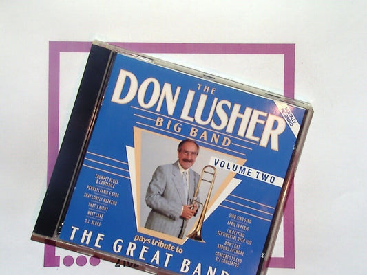 bookandbeat.com, big band, jazz, Don Lusher, tribute album, Vol 2, swing music, classic jazz, timeless melodies, orchestral brilliance, brass ensemble, jazz standards, iconic bands, vibrant rhythms, instrumental excellence, nostalgic vibes, music history, collector’s item, lively performances, jazz enthusiasts, vintage sounds,