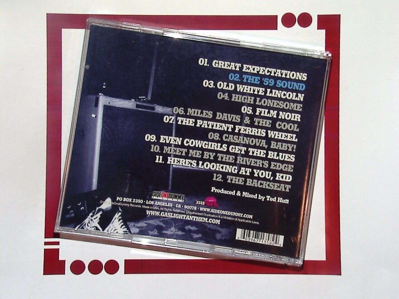 bookandbeat.com, CD, The Gaslight Anthem, The '59 Sound, alternative rock, punk rock, heartland rock, 2000s music, nostalgic sound, Americana influences, Bruce Springsteen vibes, indie rock, storytelling lyrics, emotional anthems, classic rock influences, bookandbeat.com,new CDs, used CDs, new books, used books, online music store, online bookstore, rare CDs, rare books, affordable books, affordable CDs, book lovers, music enthusiasts, collectible CDs, vintage books,DVD,