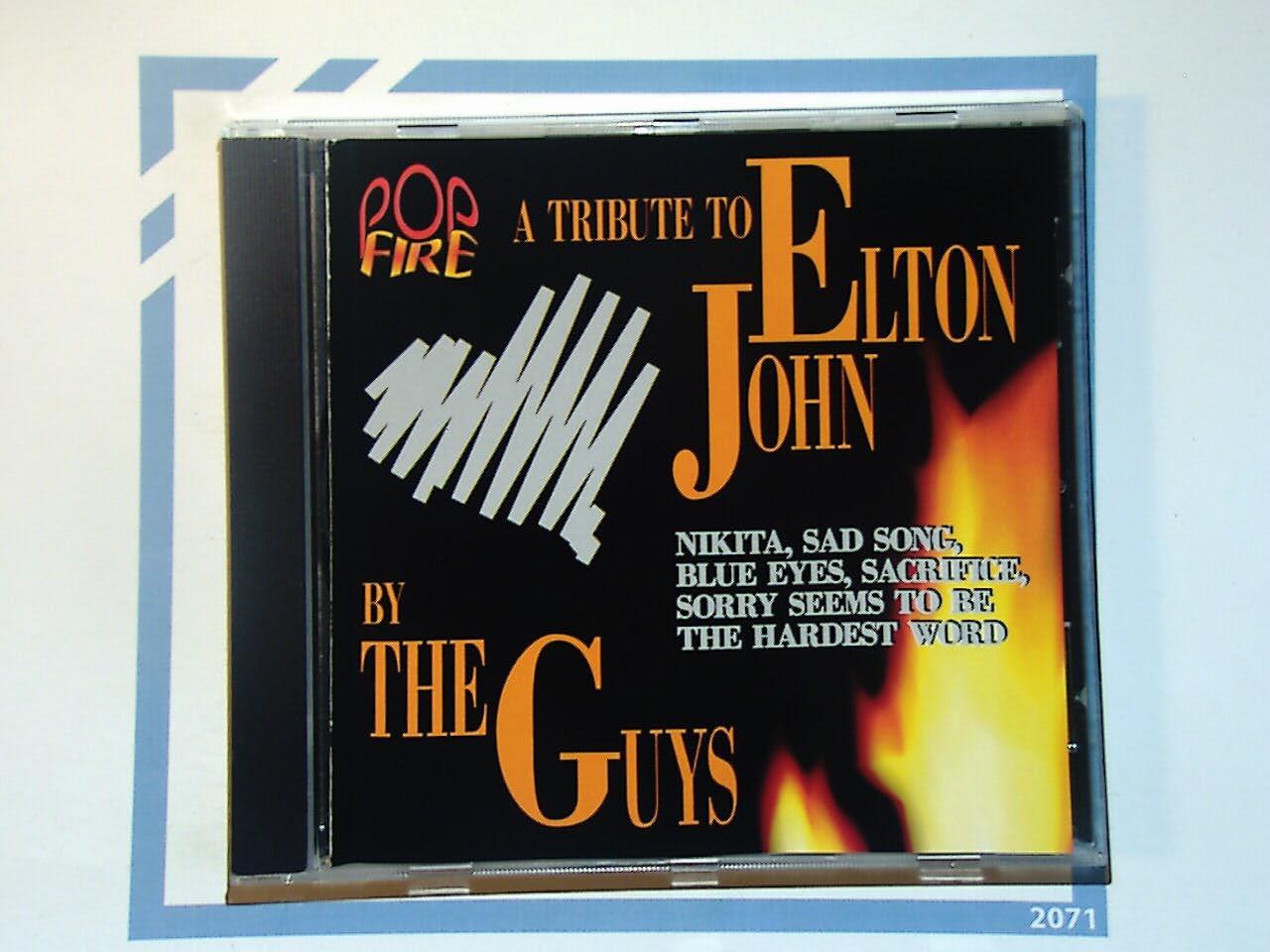 The Guys, Elton John tribute, tribute album, classic rock, piano ballads, Elton John covers, Rocket Man, Candle in the Wind, Your Song, music legends, greatest hits, soft rock, iconic songs, pop rock, bookandbeat.com,