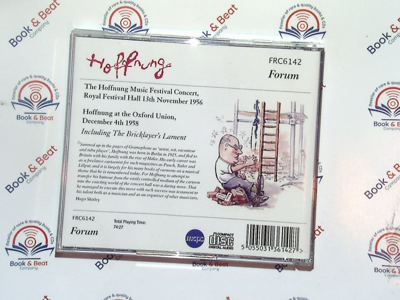 bookandbeat.com, The Hoffnung Music Festival, Oxford Union, Gerald Hoffnung, classical humor, musical satire, orchestral comedy, live recording, classical music, humorous performance, unique concert, witty compositions, music and humor, parody, classical parody, music festival, entertaining concert.