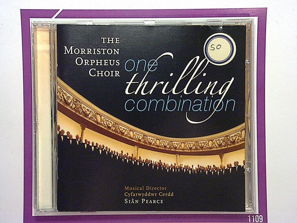 bookandbeat.com, CD, The Morriston Orpheus Choir, One Thrilling Combination, Welsh choir, choral music, male voice choir, traditional hymns, classical vocals, powerful harmonies, inspirational music, vocal ensemble, timeless classics, rich vocals, orchestral arrangements, new CDs, used CDs, new books, used books, online music store, online bookstore, rare CDs, rare books, affordable books, affordable CDs, book lovers, music enthusiasts, collectible CDs, vintage books,DVD,