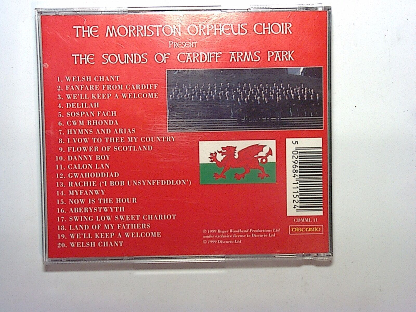 Morriston Orpheus Choir, The Sound of Cardiff Arms Park, Welsh choir, Traditional choir, Vocal ensemble, Classical, Welsh music, Male voice choir, Cardiff Arms Park, Rugby songs, National anthem, Choral music, Welsh tradition, Folk music, CD, Morriston choir, Orpheus choir, Celtic music, Heritage music, bookandbeat.com,
