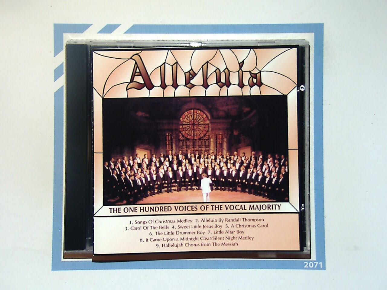 The One Hundred Voices, Vocal Majority, Alleluia, CD, Bookandbeat.com, Choral music, Gospel, Inspirational music, Vocal harmony, Choir, Sacred music, Spiritual songs, Christian music, Uplifting, Barbershop harmony, Classical choral, Religious music, Vocal ensemble, Hymns, Worship music, Powerful vocals, Holiday music, Traditional choir, Sacred hymns,