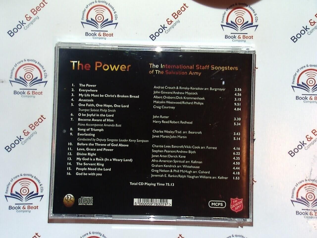 The Power, International Staff Songsters, Salvation Army, choral music, gospel choir, Christian music, sacred songs, inspirational choir, faith-based music, spiritual hymns, Salvation Army music, choir performances, uplifting music, religious choir, powerful vocals, bookandbeat.com, new CDs, used CDs, new books, used books, online music store, online bookstore, rare CDs, rare books, affordable books, affordable CDs, book lovers, music enthusiasts, collectible CDs, vintage books,DVD,