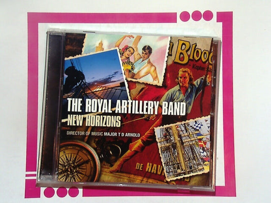 bookandbeat.com, CD, The Royal Artillery Band, New Horizons, military band, orchestral music, ceremonial music, classical, patriotic tunes, instrumental.