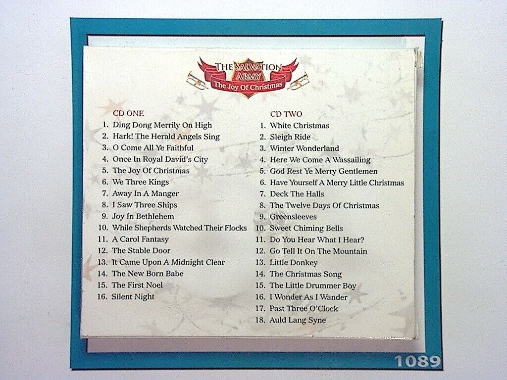 The Joy of Christmas, Salvation Army album, Christmas music, holiday songs, festive album, Christmas classics, traditional Christmas, holiday CD, bookandbeat.com, Christmas carols, seasonal music, Salvation Army band, brass band, joyful music, religious Christmas, family holiday music, sacred songs, classic carols, holiday spirit, Christmas cheer,