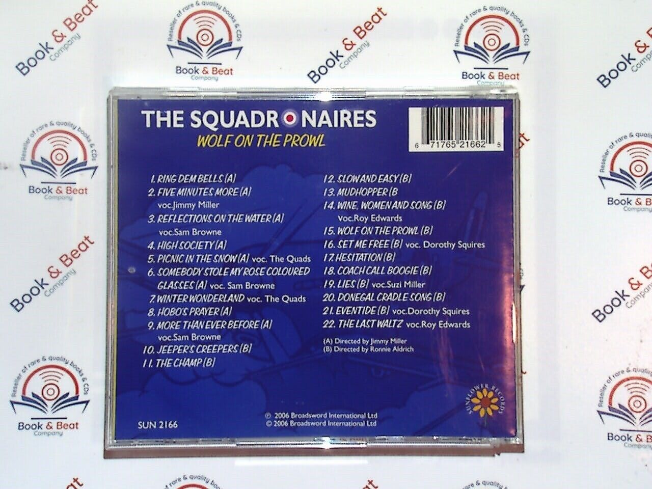 bookandbeat.com, CD, big band, jazz music, The Squadronaires, Wolf on the Prowl, swing music, classic jazz, instrumental, orchestral sound, 1940s music, wartime entertainment, British jazz, brass band, dance music, nostalgic tunes, live performance, jazz standards, music history, vintage recordings,