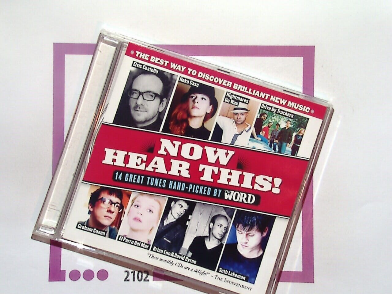 bookandbeat.com, The Word Magazine, Now Hear This!, compilation album, various artists, music sampler, diverse genres, indie music, rock, pop, folk, alternative, curated collection, music discovery, magazine compilation, new sounds, must-hear tracks, iconic selections, music enthusiasts, collector's item, exclusive tracks, playlist inspiration, modern music trends,