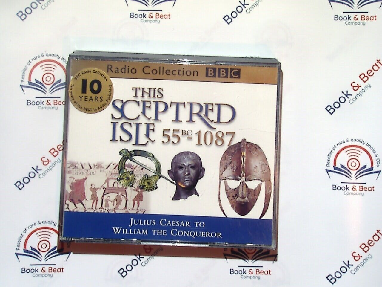 bookandbeat.com, This Sceptred Isle, BBC Radio, British history, ancient history, radio drama, historical events, Volume 1, educational audio, 55BC to 1087AD, iconic series, narrated history, England's past, radio series, BBC production, documentary-style, Anglo-Saxon period, British monarchy, historic overview, British Isles, engaging audio