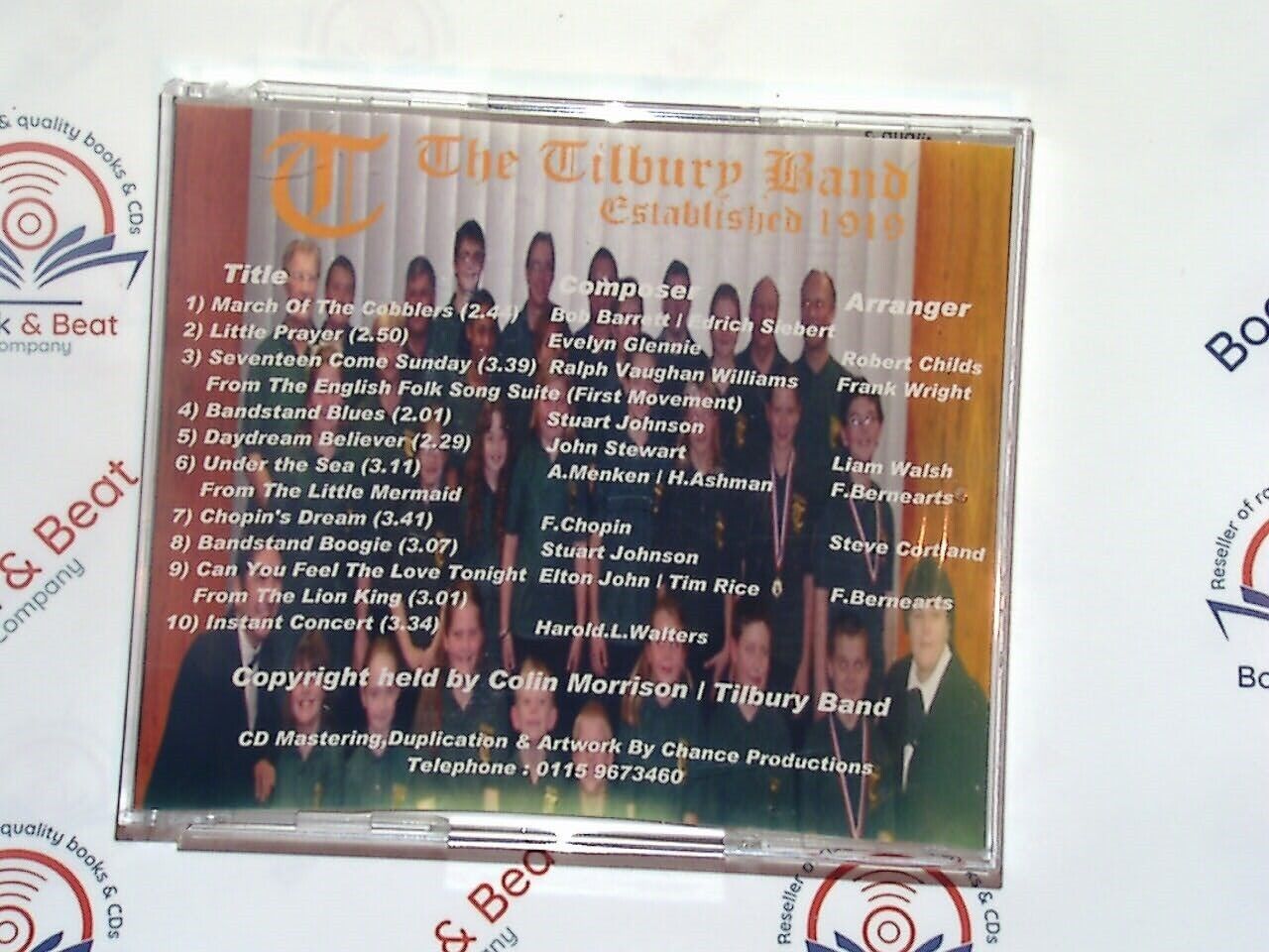 bookandbeat.com, Tilbury Brass Band, An Instant Concert, brass band music, instrumental collection, lively tunes, classic band sound, orchestral brass, traditional brass, community band, uplifting music, concert favorites, British brass, marching band, cheerful music, toe-tapping tunes, holiday concerts, fan favorites, festive brass, timeless collection, UK bands