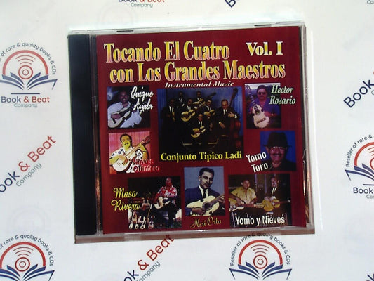 bookandbeat.com, CD, Tocando El Cuatro, Los Grandes Maestros, Vol. 1, traditional music, cuatro instrument, Latin American music, Venezuelan folk, cultural heritage, stringed instruments, acoustic sounds, instrumental mastery, vibrant rhythms, Latin roots, classic Latin melodies, maestros, musical tradition, folk compositions, cultural expression, traditional Latin sounds, artisanal musicianship, South American influences