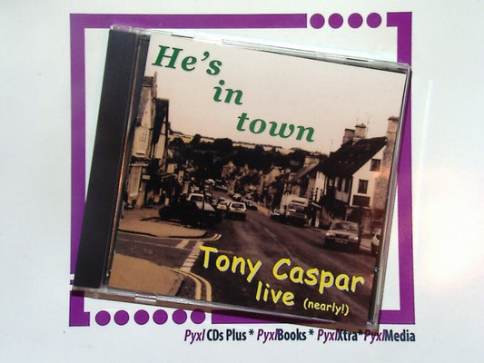 Tony Casper, He's In Town, Live, nearly!, Pop Music, 1980s Music, Soft Rock, Timeless Classics, Iconic Hits, Smooth Vocals, Retro Tunes, Nostalgic Music, VGC CD, Collector's Item, Singer-Songwriter, Catchy Tracks, Bookandbeat.com,new CDs, used CDs, new books, used books, online music store, online bookstore, rare CDs, rare books, affordable books, affordable CDs, book lovers, music enthusiasts, collectible CDs, vintage books,DVD,
