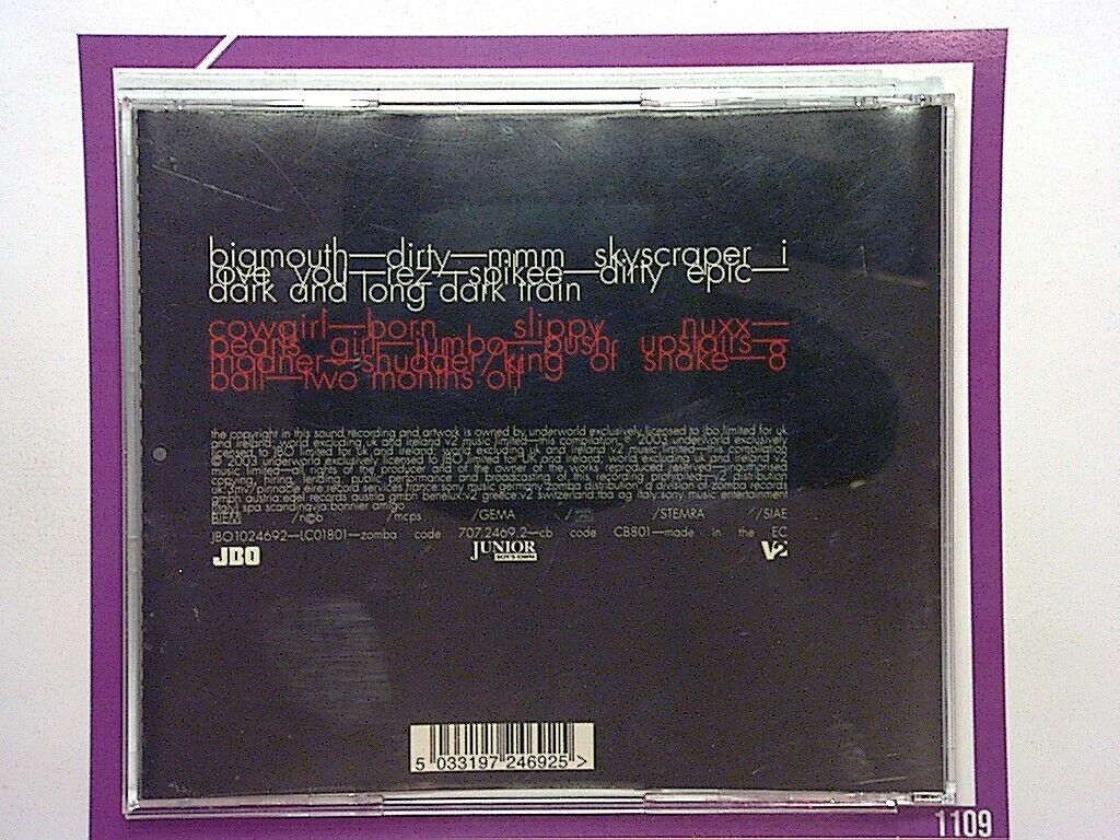 Underworld, 1992-2002, electronic music, techno, progressive house, dance music, 2CD collection, greatest hits, British electronic, Karl Hyde, Rick Smith, electronica, classic electronic albums, rave culture, 90s music, compilation album, bookandbeat.com,