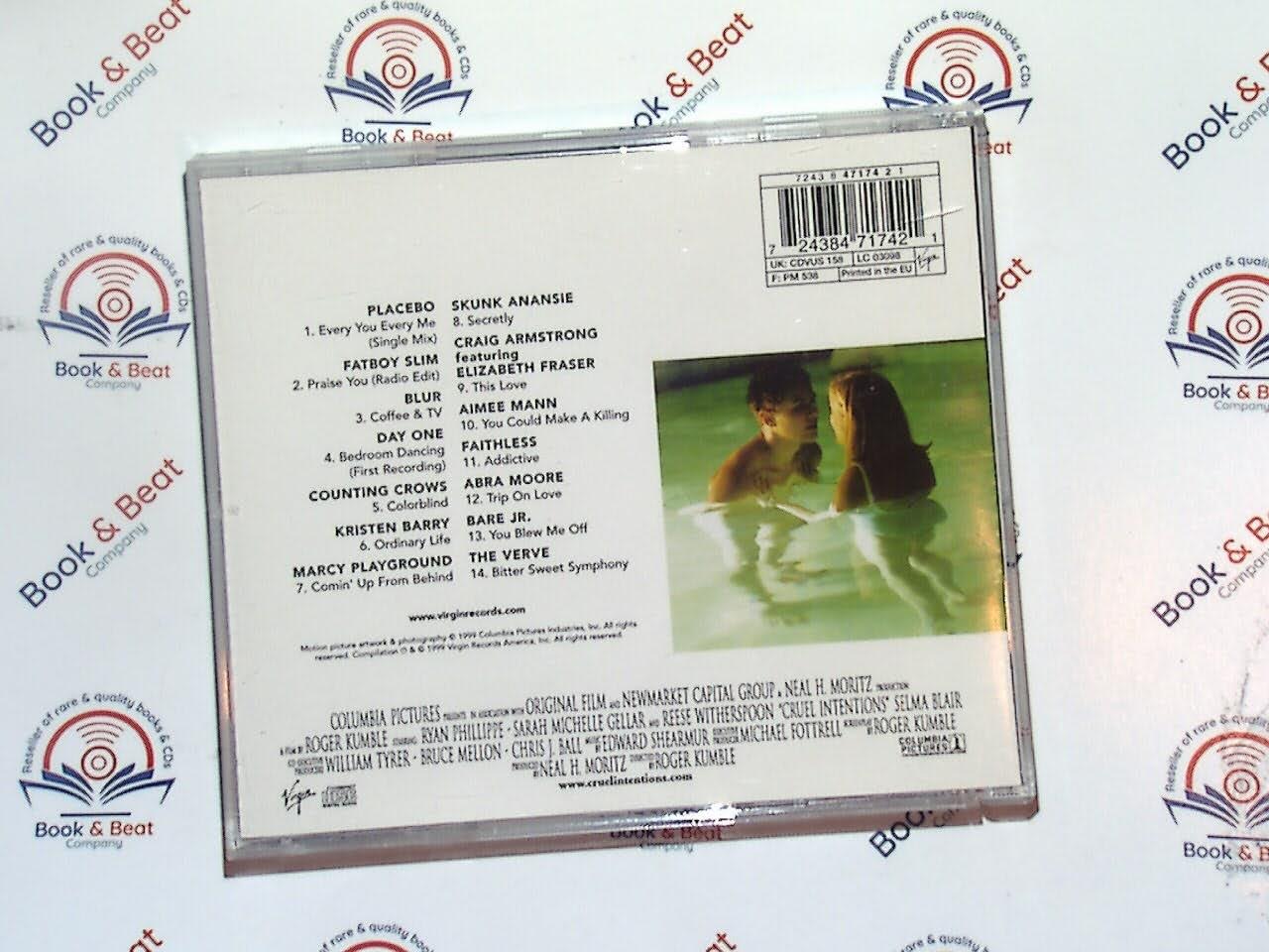 bookandbeat.com, Cruel Intentions soundtrack, motion picture music, Various Artists, movie soundtrack, alternative rock, 90s music, pop music, film score, iconic soundtrack, cinematic music, Sarah Michelle Gellar, Ryan Phillippe, Reese Witherspoon, cult classic, emotional music, romantic drama, dark themes, musical storytelling, soundtrack album, nostalgic music, 90s film, Cruel Intentions movie, memorable soundtrack, music collectors, soundtrack enthusiasts, film-inspired music, CD album, soundtrack compil