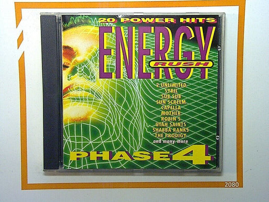 bookandbeat.com, CD, Various Artists, Energy Rush Phase 4, dance, electronic music, club hits, high-energy tracks, party music, iconic beats.