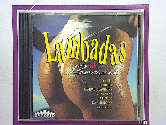 Lambadas of Brazil, Brazilian music, CD, Bookandbeat.com, World music, Dance music, Latin rhythms, Tropical sounds, Compilation album, Party music, Festive vibes, Carnival music, Exotic melodies, Samba influences, Cultural heritage, Upbeat tracks, Instrumental music, Dance floor hits, Celebratory tunes, Traditional Brazilian music, Music collection,