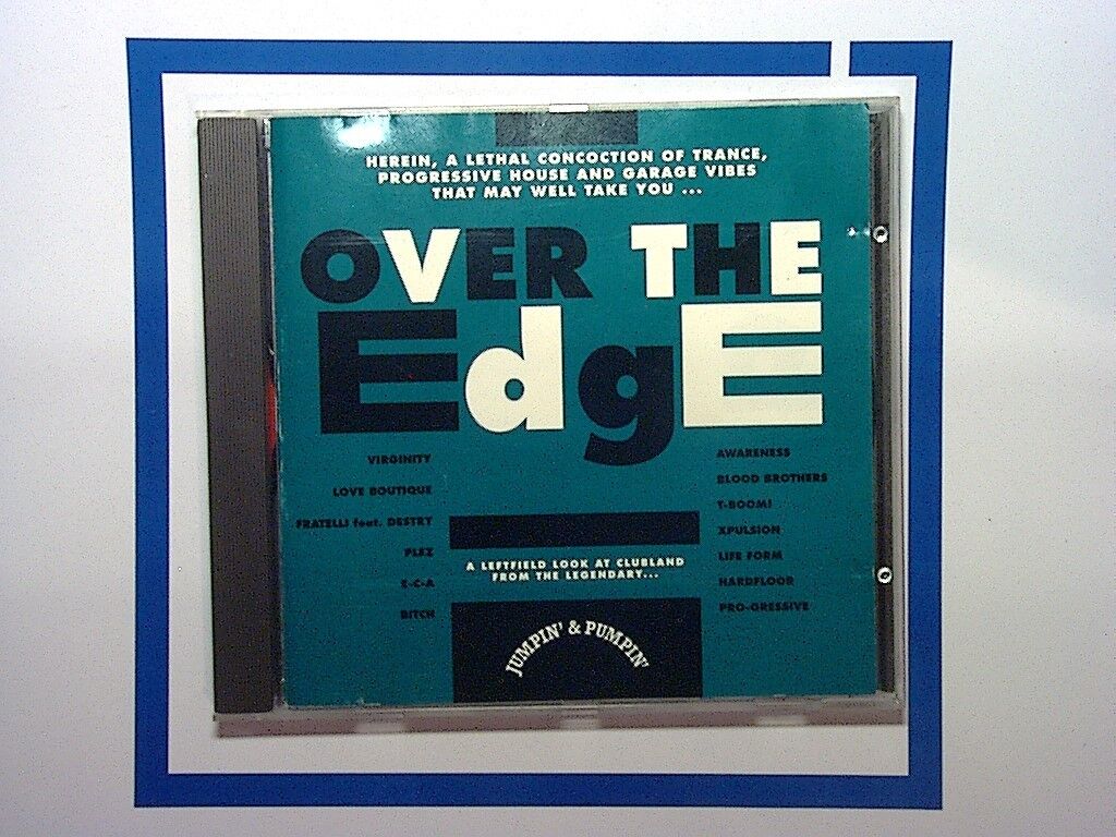 Various artists, Over The Edge, Jumpin & Pumpin, Dance music, Electronic, House music, 1990s dance, Rave culture, Club anthems, Techno, Dance compilation, CD, Energy-filled, Party music, DJ favorites, Eurodance, Bass-heavy, Club classics, Underground music, bookandbeat.com, Dancefloor hits, Beat-driven,