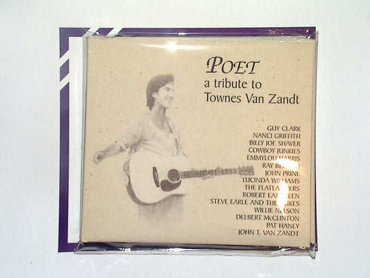 Poet, Tribute to Townes Van Zandt, Various artists, CD, Folk tribute, Bookandbeat.com, Singer-songwriter, Acoustic, Americana, Folk legend, Tribute album, Texas music, Storytelling, Country music, Folk revival, 20th century folk, Emotional, Guitar-driven, Classic folk, Legacy, Iconic folk songs,