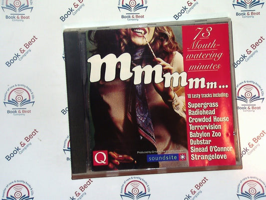 Various, Q Magazine, mmmmm..., 73 Mouth-Watering Minutes, music compilation, alternative rock, indie music, classic tracks, rock anthems, curated playlist, music magazine, exclusive tracks, collector's edition, diverse artists, must-have album, limited edition, bookandbeat.com,