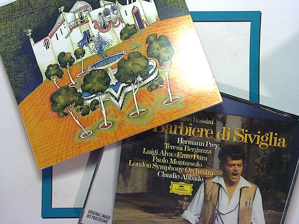 Rossini album, Il Barbiere di Siviglia, classical music, opera CD, bookandbeat.com, DG The Originals, classical opera, Rossini opera, famous opera, The Barber of Seville, Italian opera, opera classics, symphonic music, orchestral opera, 19th century music, vocal performance, Rossini compositions, operatic arias, classical CD, timeless opera,