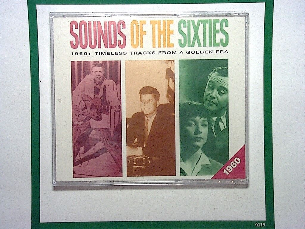 Sounds of the Sixties, 1960, Various artists, 1960s music, CD, Bookandbeat.com, Oldies, Retro hits, Classic rock, Pop, Vintage music, Golden oldies, Sixties pop, Timeless, Dance music, Nostalgic, Early rock, 1960s radio, Radio hits, Iconic songs, Timeless tunes, Retro compilation,