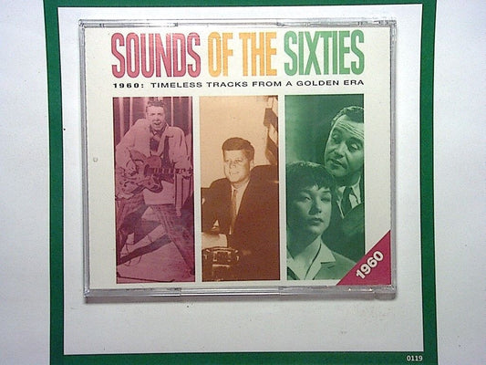 Sounds of the Sixties, 1960, Various artists, 1960s music, CD, Bookandbeat.com, Oldies, Retro hits, Classic rock, Pop, Vintage music, Golden oldies, Sixties pop, Timeless, Dance music, Nostalgic, Early rock, 1960s radio, Radio hits, Iconic songs, Timeless tunes, Retro compilation,