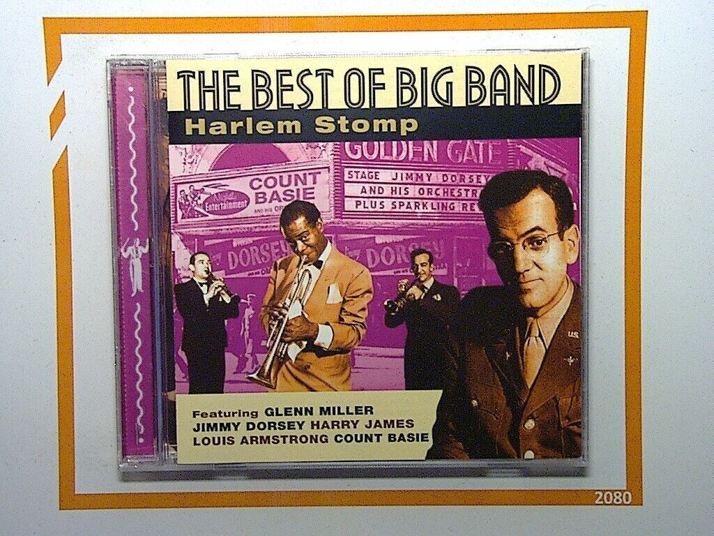 Various, The Best Of Big Band, Harlem Stomp, big band music, swing era, jazz classics, 1940s music, Duke Ellington, Count Basie, Glenn Miller, vintage jazz, dance music, brass section, swing revival, timeless hits, bookandbeat.com,new CDs, used CDs, new books, used books, online music store, online bookstore, rare CDs, rare books, affordable books, affordable CDs, book lovers, music enthusiasts, collectible CDs, vintage books,DVD,